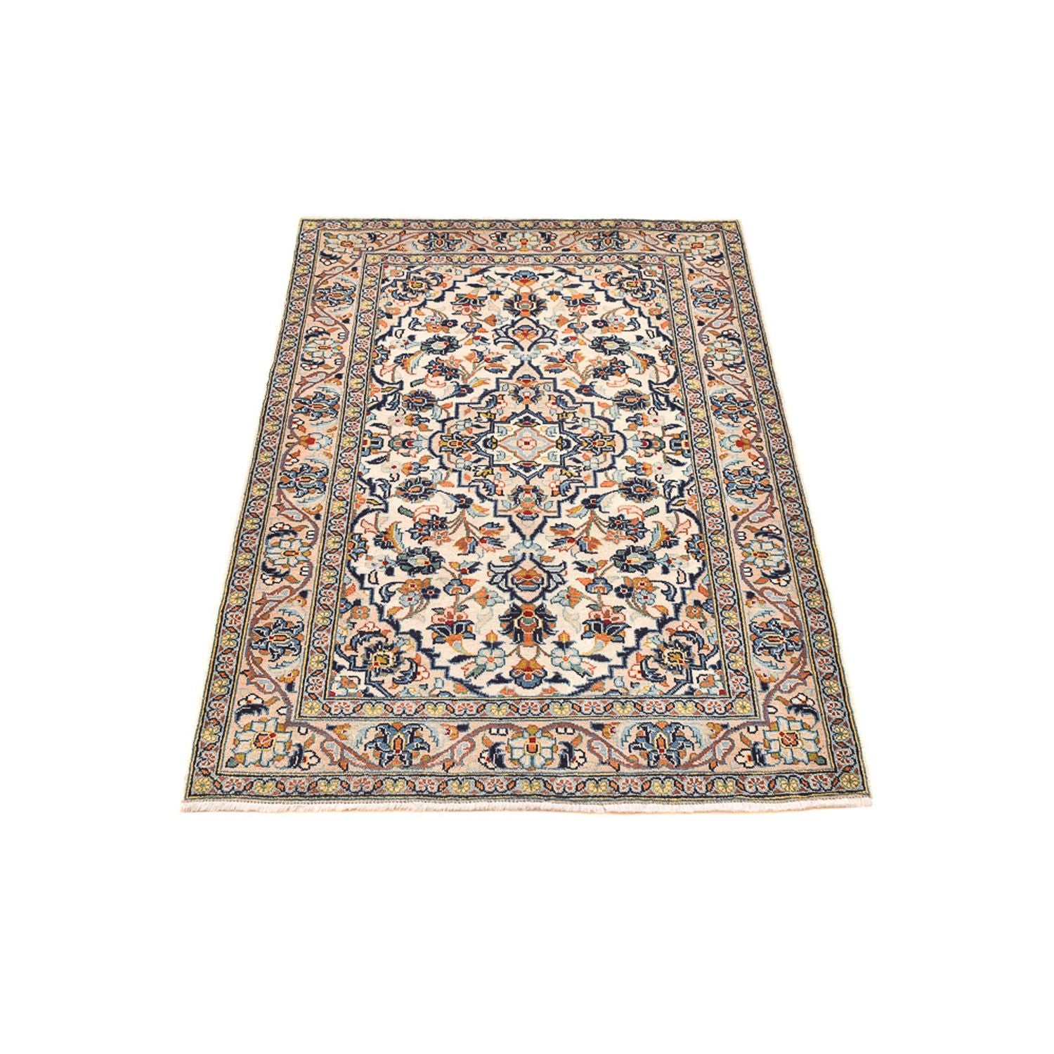 Tappeto Persero - Keshan - 147 x 95 cm - beige chiaro