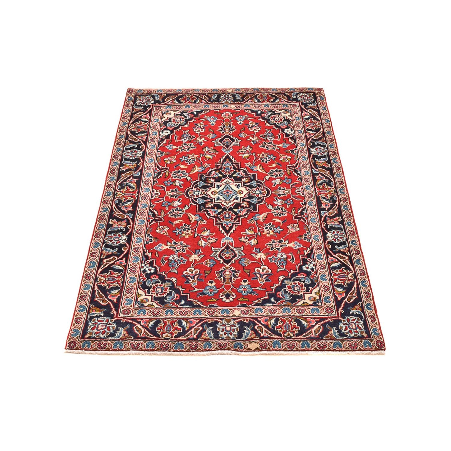 Tappeto Persero - Keshan - 150 x 93 cm - rosso
