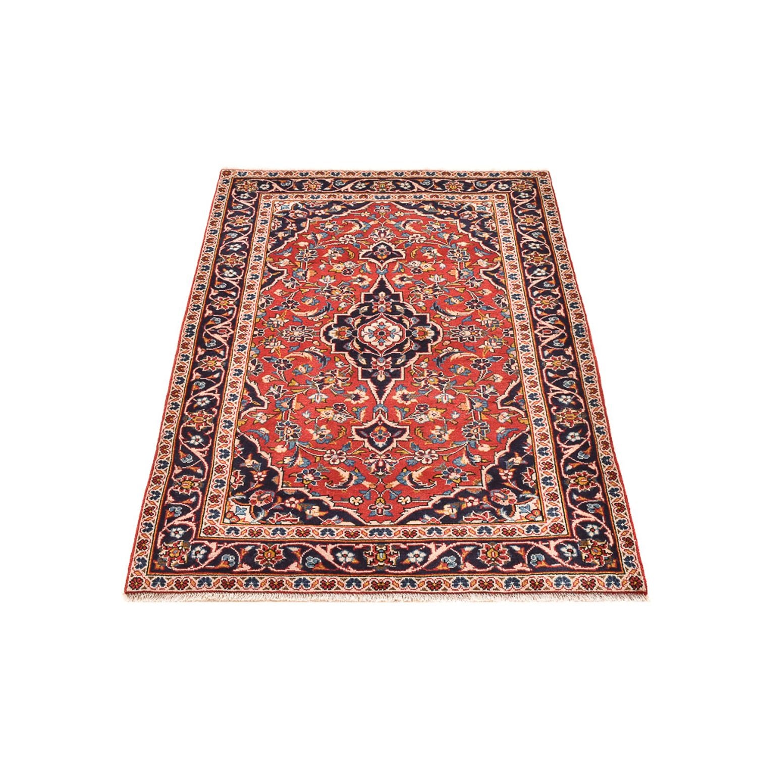 Tappeto Persero - Keshan - 145 x 97 cm - rosso chiaro