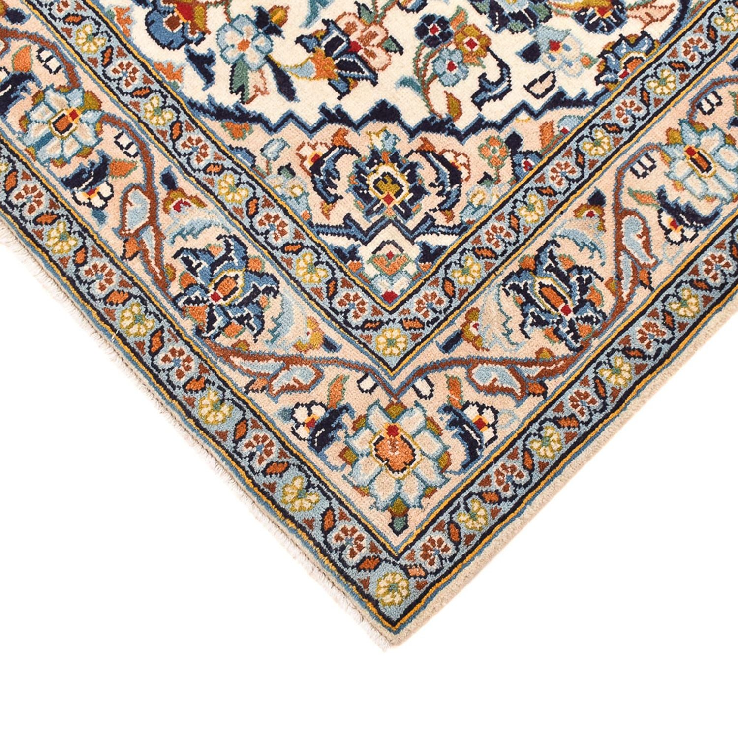 Tappeto Persero - Keshan - 141 x 96 cm - beige chiaro