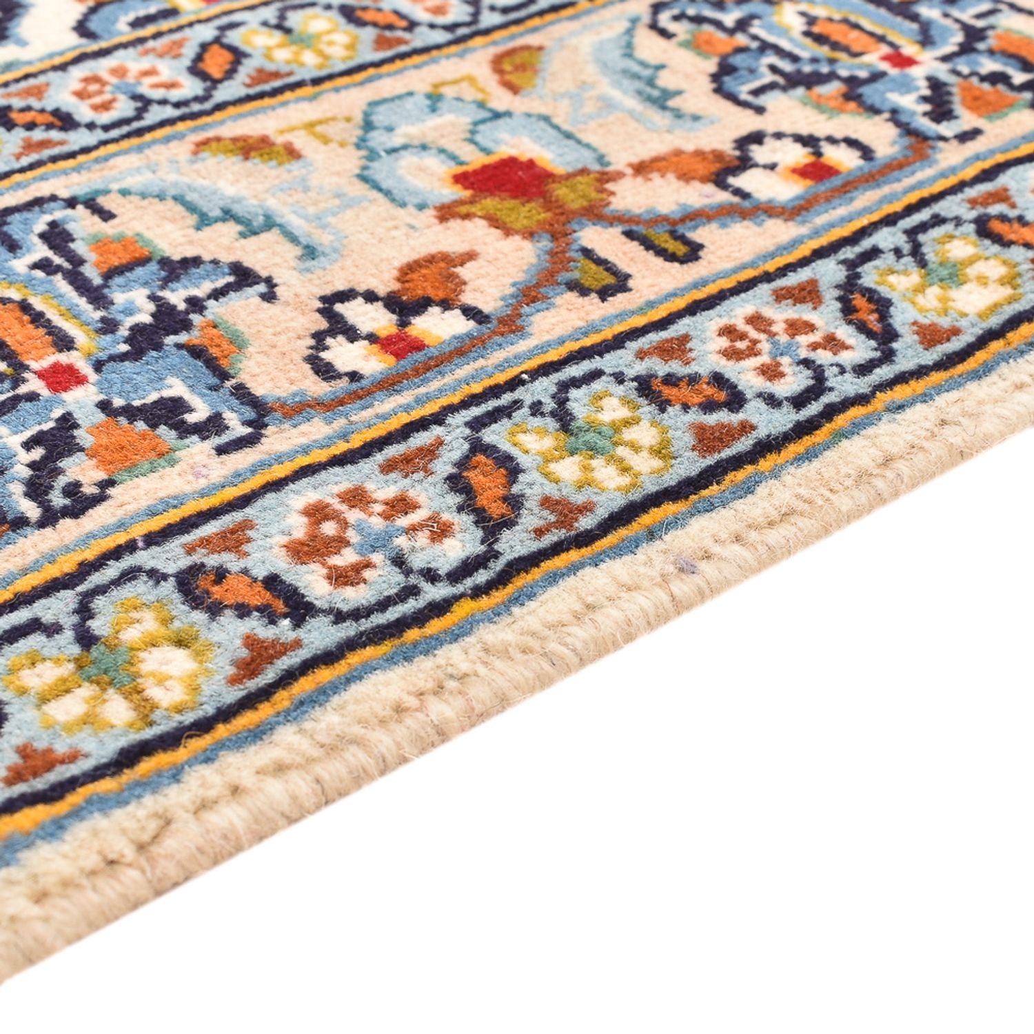 Tappeto Persero - Keshan - 141 x 96 cm - beige chiaro