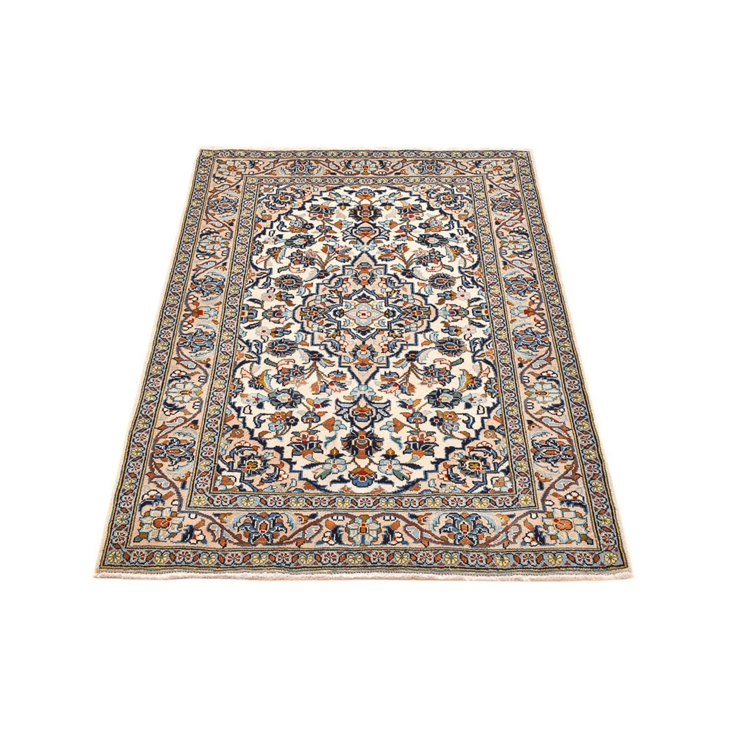 Tappeto Persero - Keshan - 141 x 96 cm - beige chiaro