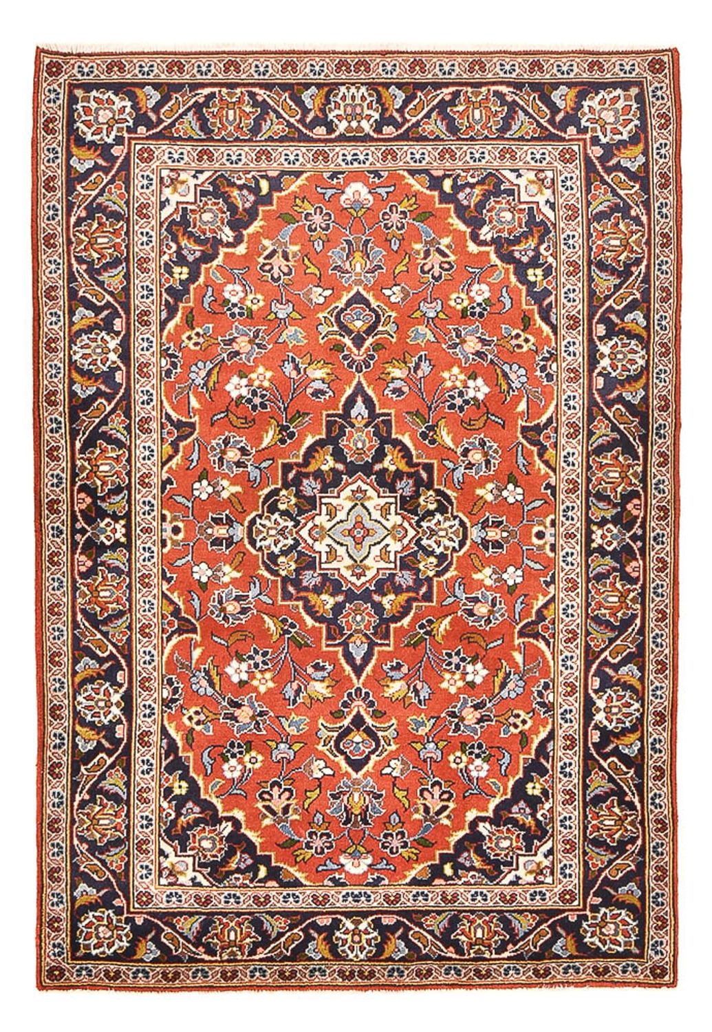 Tappeto Persero - Keshan - 148 x 103 cm - terracotta
