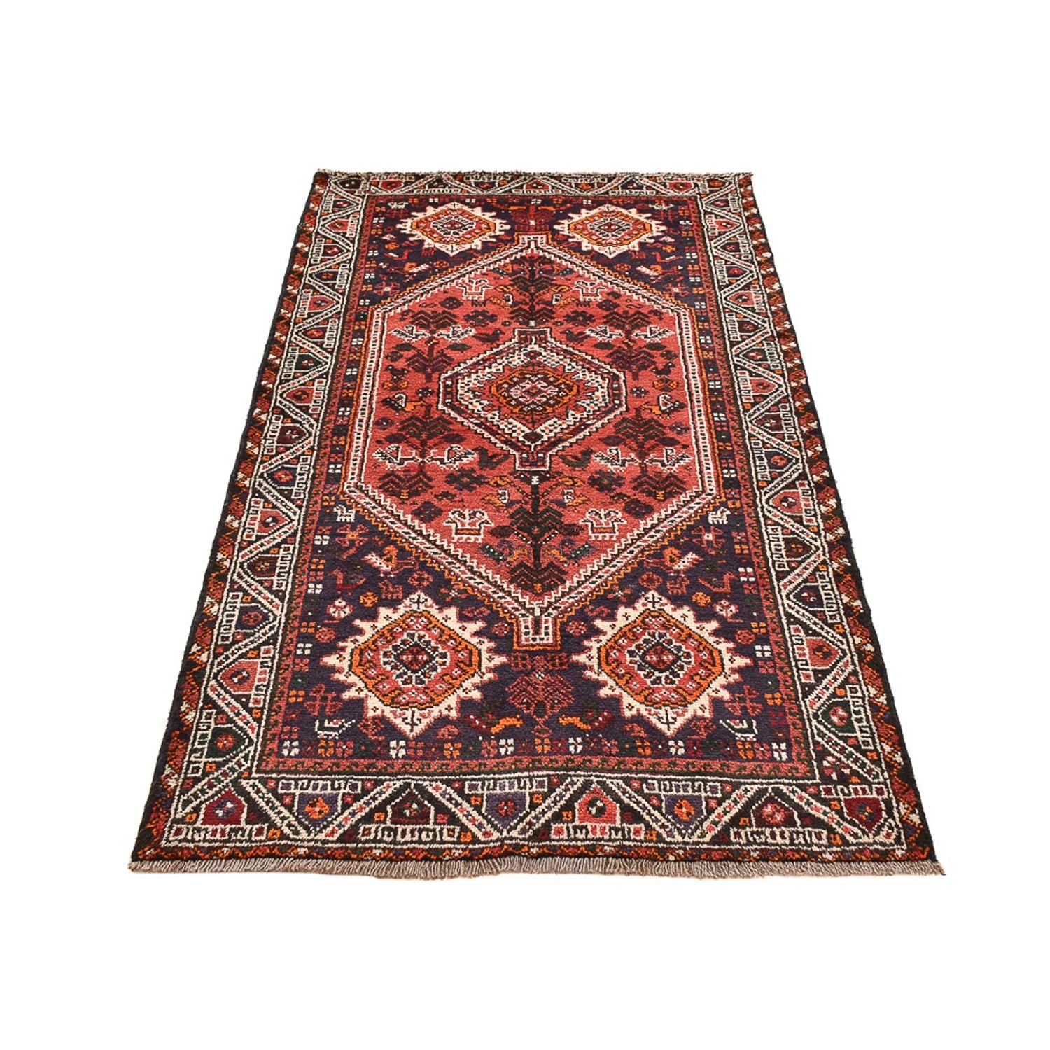 Tappeto Persero - Nomade - 205 x 118 cm - rosso scuro