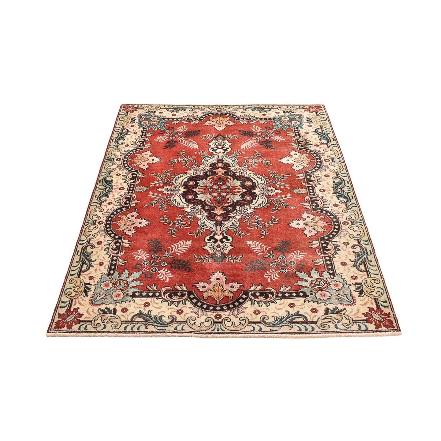 Tappeto Persero - Tabriz - 183 x 134 cm - rosso