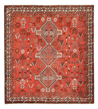 Tappeto Persero - Nomade quadrato  - 184 x 165 cm - rosso