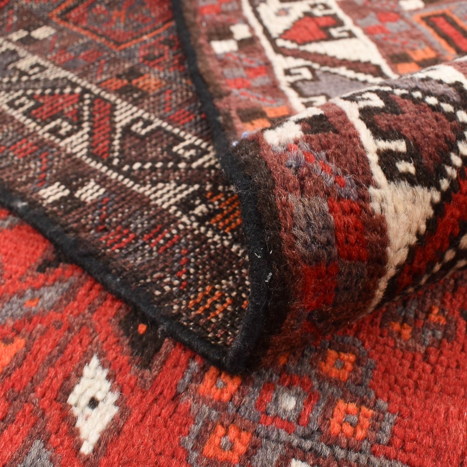 Tappeto Persero - Nomade quadrato  - 184 x 165 cm - rosso