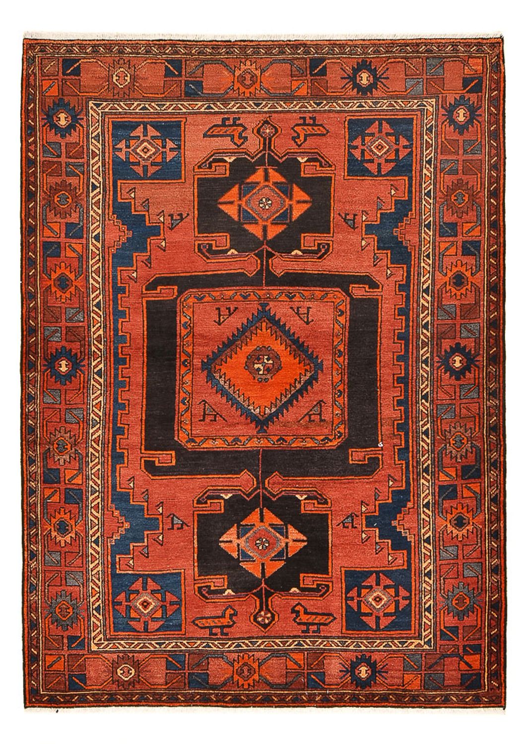 Tappeto Persero - Bidjar - 202 x 146 cm - rosso