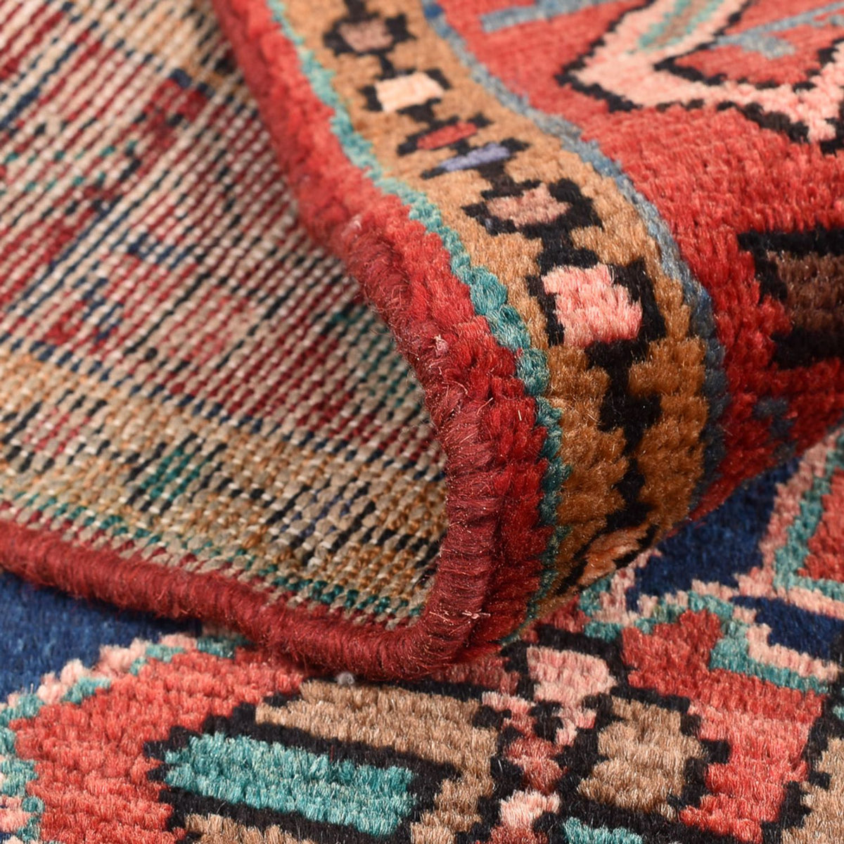 Tappeto corsia Tappeto Persero - Nomade - 174 x 104 cm - blu scuro