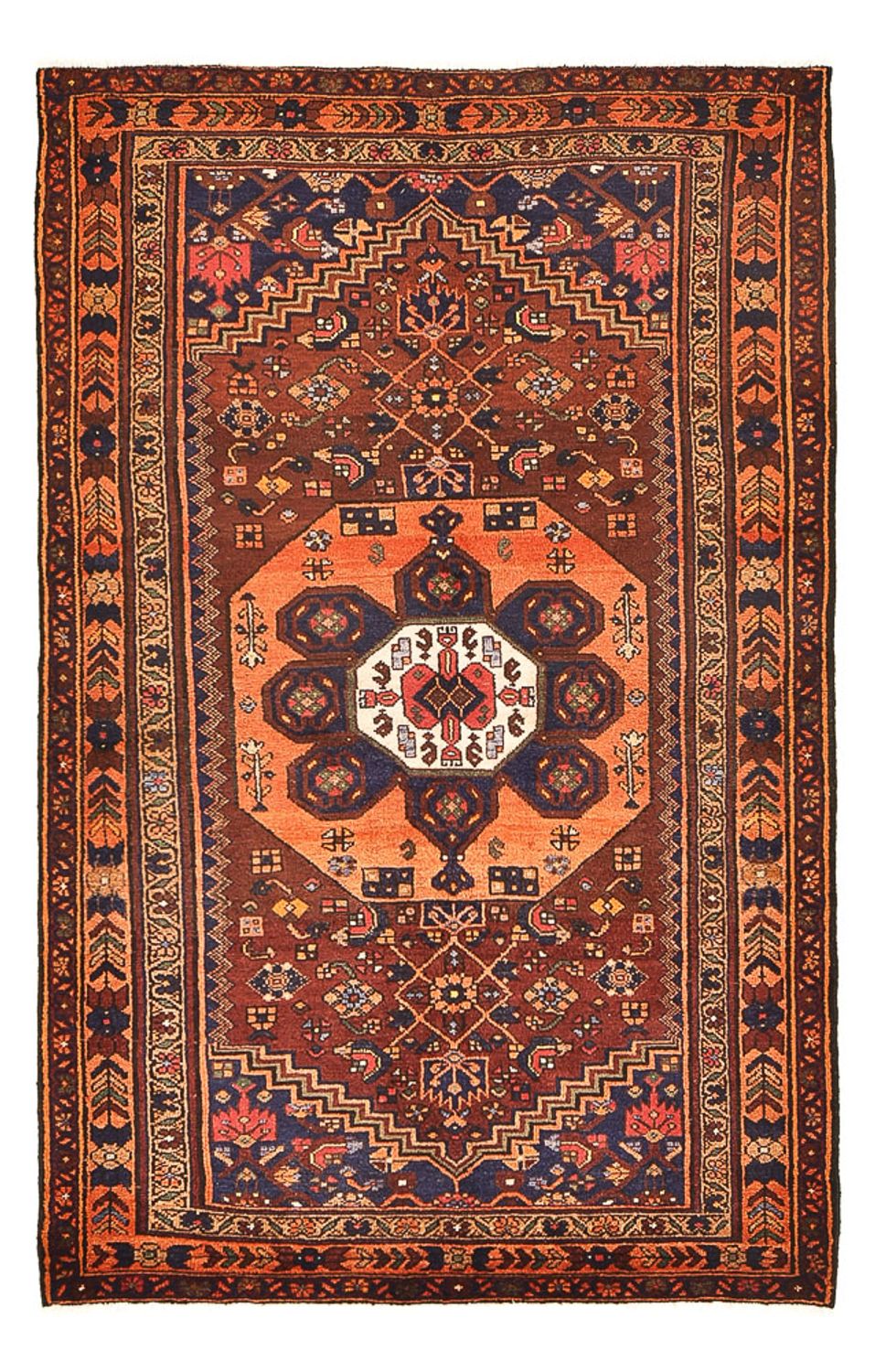 Tappeto Persero - Bidjar - 210 x 130 cm - rosso scuro
