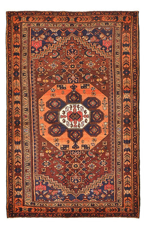 Tappeto Persero - Bidjar - 210 x 130 cm - rosso scuro