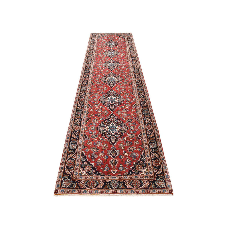 Tappeto corsia Tappeto Persero - Keshan - 397 x 95 cm - rosso chiaro
