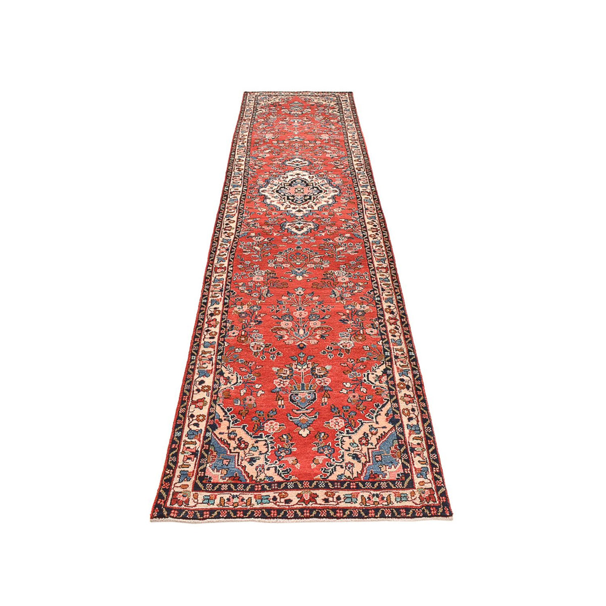 Tappeto corsia Tappeto Persero - Nomade - 408 x 90 cm - rosso chiaro