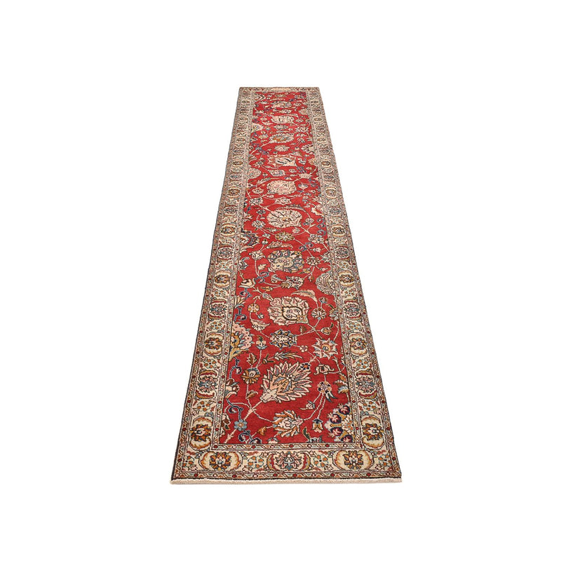 Tappeto corsia Tappeto Persero - Tabriz - 398 x 72 cm - rosso