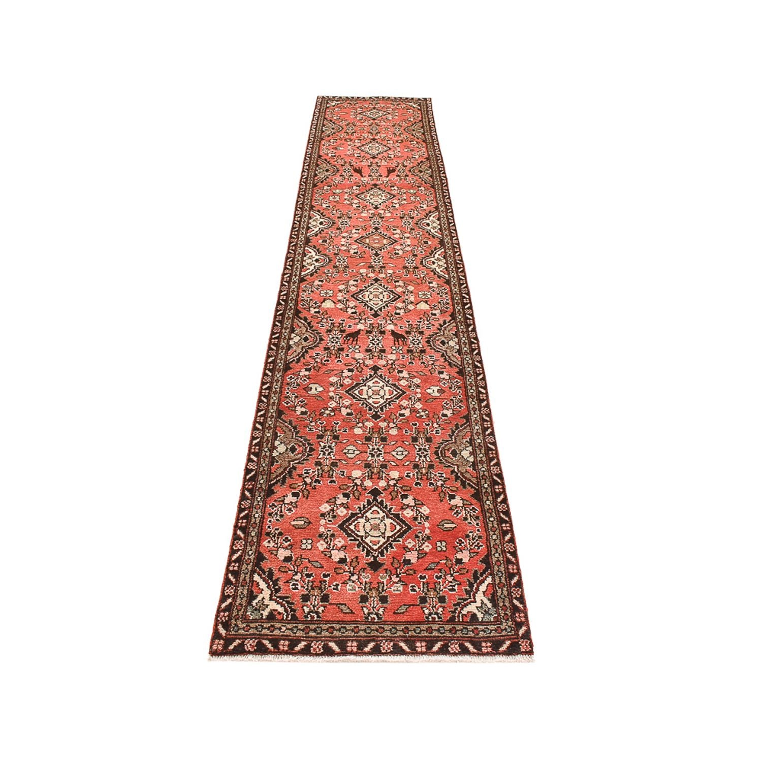 Tappeto corsia Tappeto Persero - Nomade - 395 x 73 cm - rosso chiaro