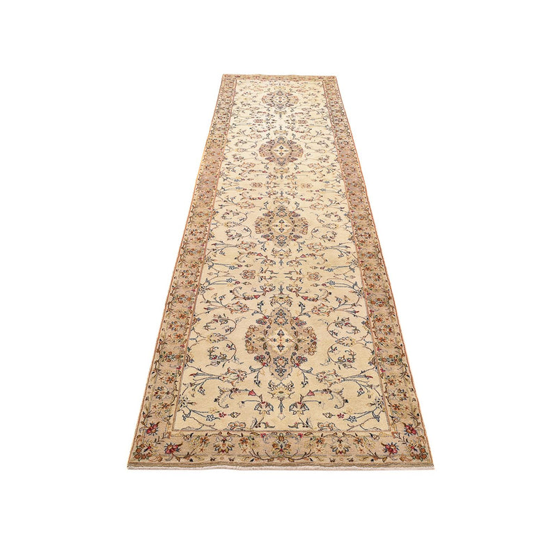 Tappeto corsia Tappeto Persero - Keshan - 385 x 98 cm - beige