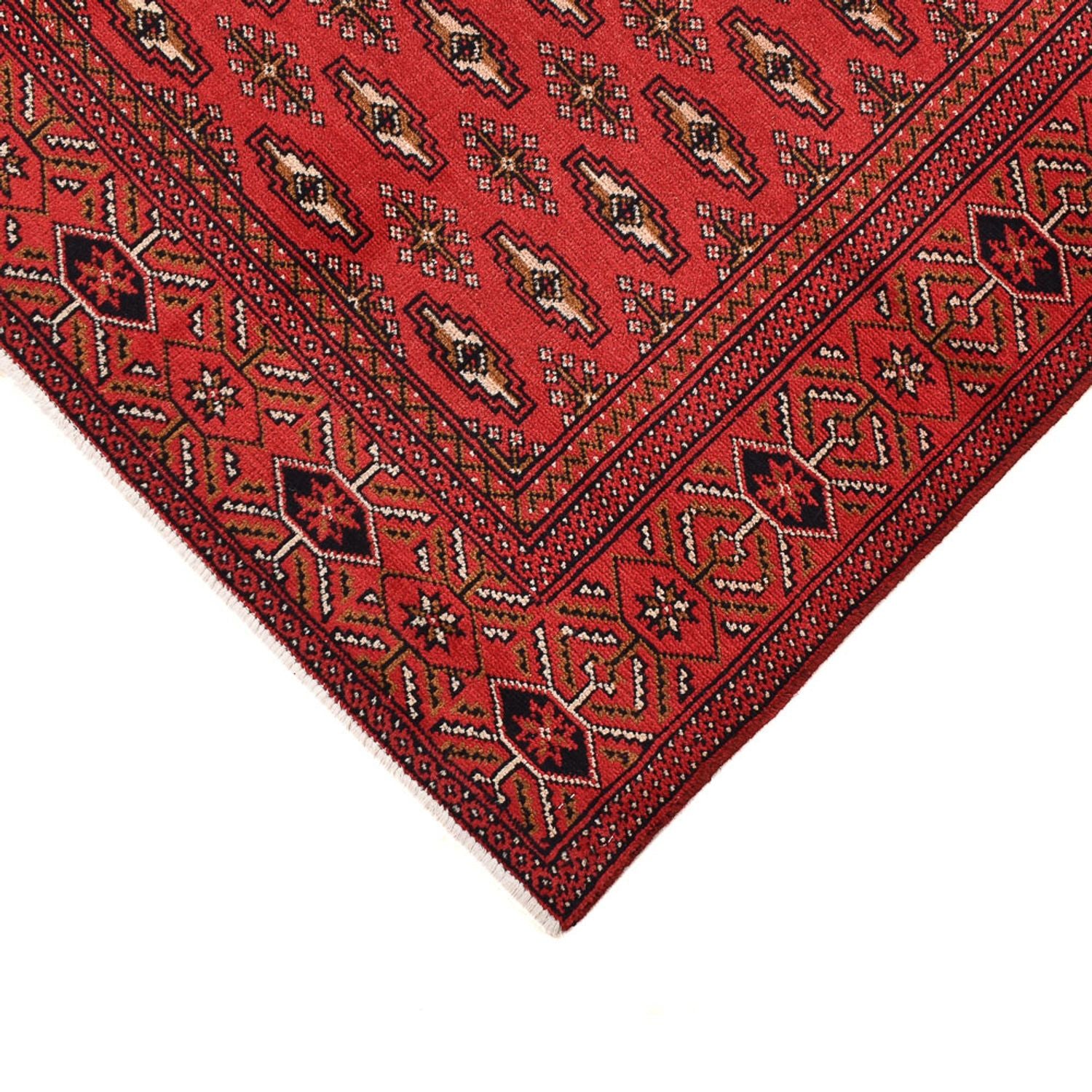 Tappeto corsia Tappeto Turkaman - 273 x 98 cm - rosso