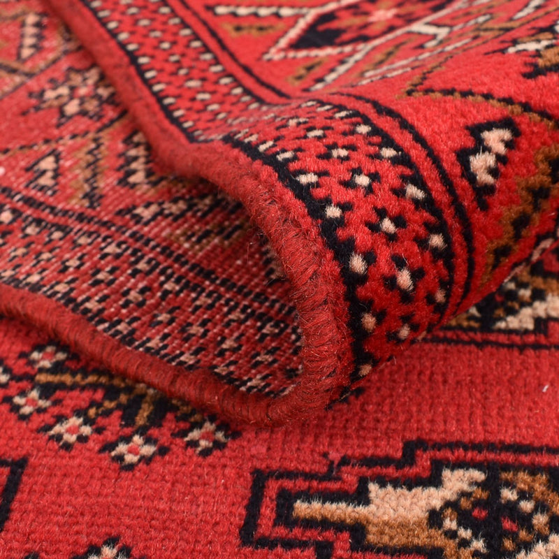 Tappeto corsia Tappeto Turkaman - 273 x 98 cm - rosso