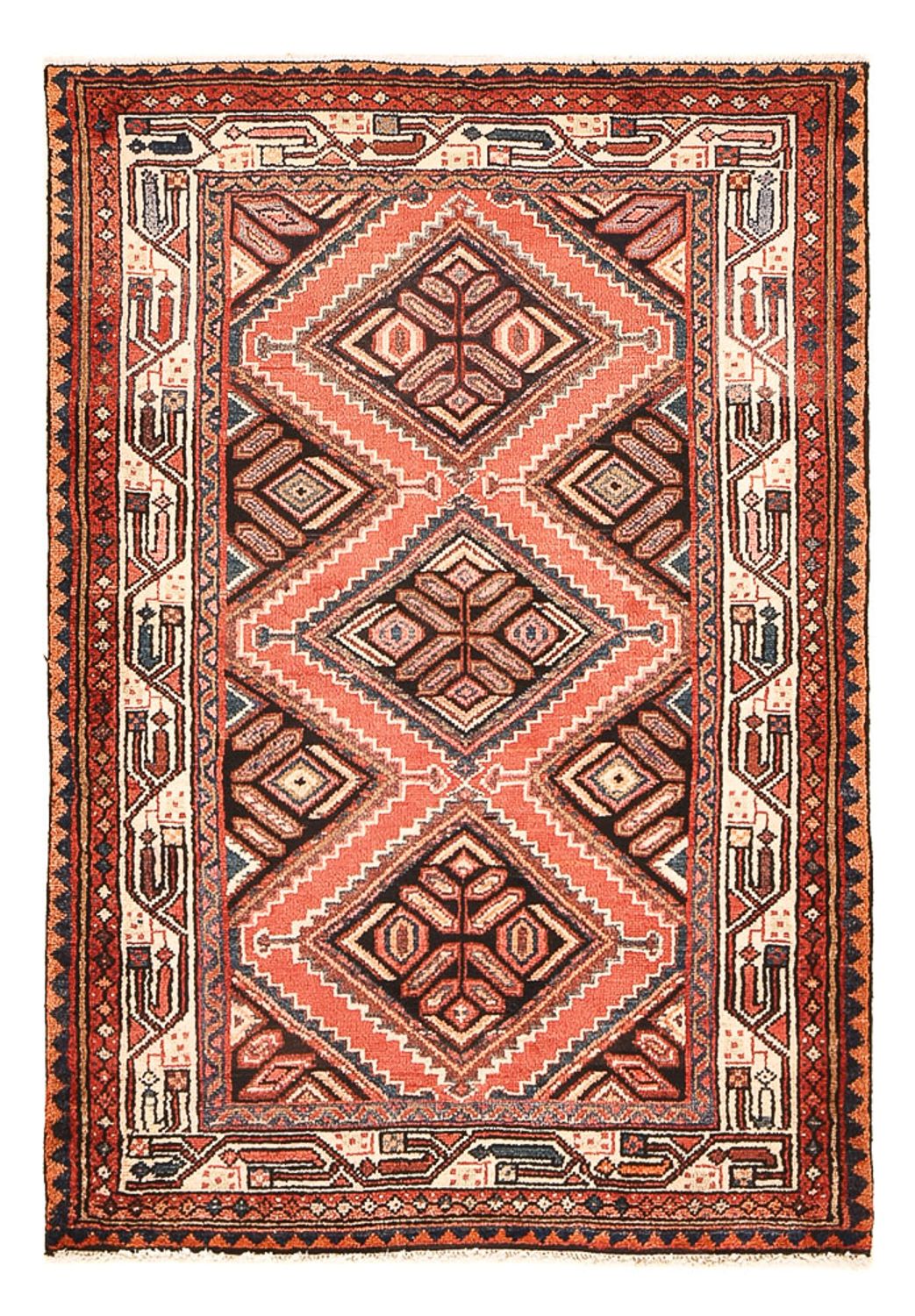 Tappeto Persero - Nomade - 140 x 97 cm - rosso chiaro