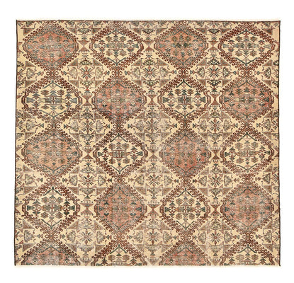 Tappeto vintage - 233 x 233 cm - sabbia