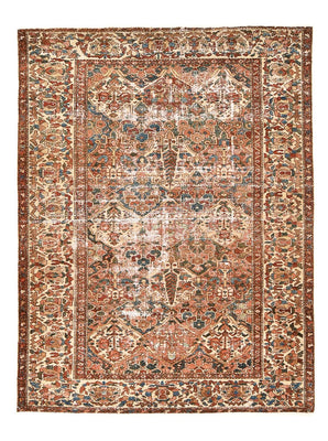 Tappeto vintage - 202 x 150 cm - beige scuro