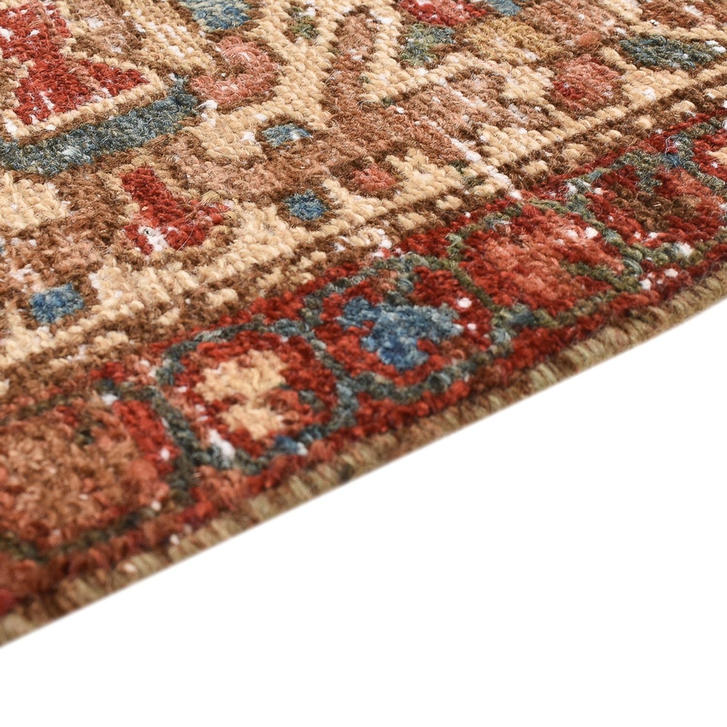 Tappeto vintage - 202 x 150 cm - beige scuro