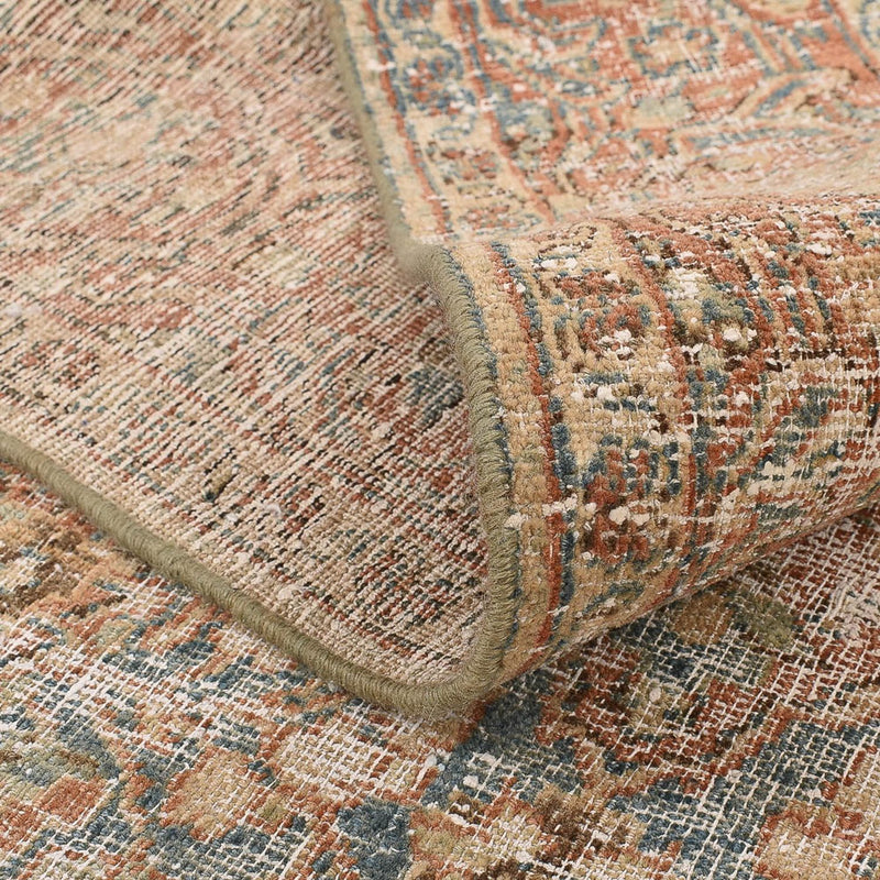 Tappeto vintage - 200 x 130 cm - beige scuro
