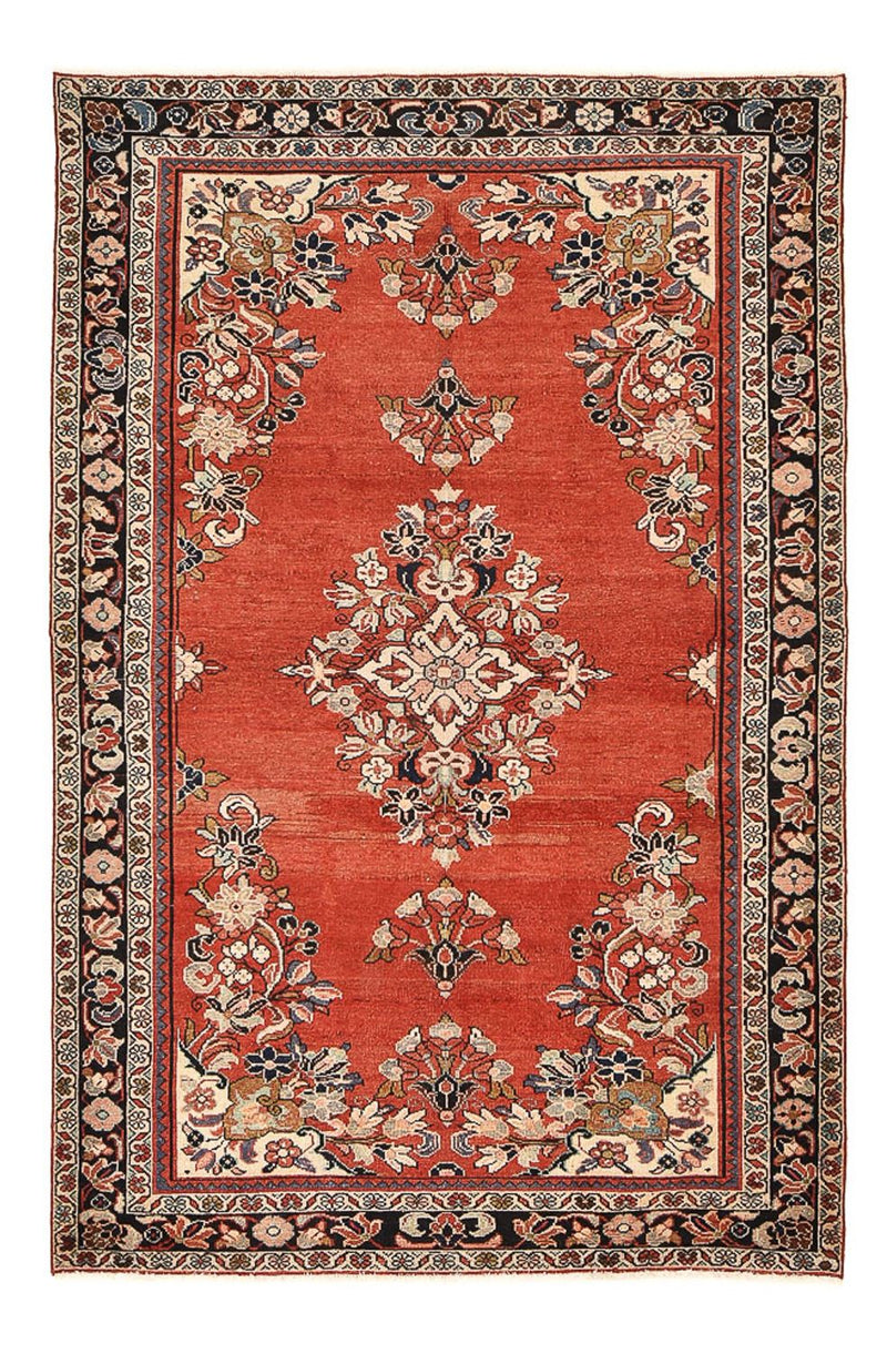 Tappeto vintage - 242 x 157 cm - rosso