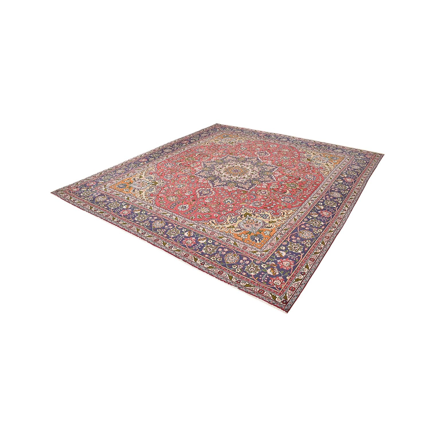Tappeto Persero - Tabriz - 374 x 300 cm - rosso