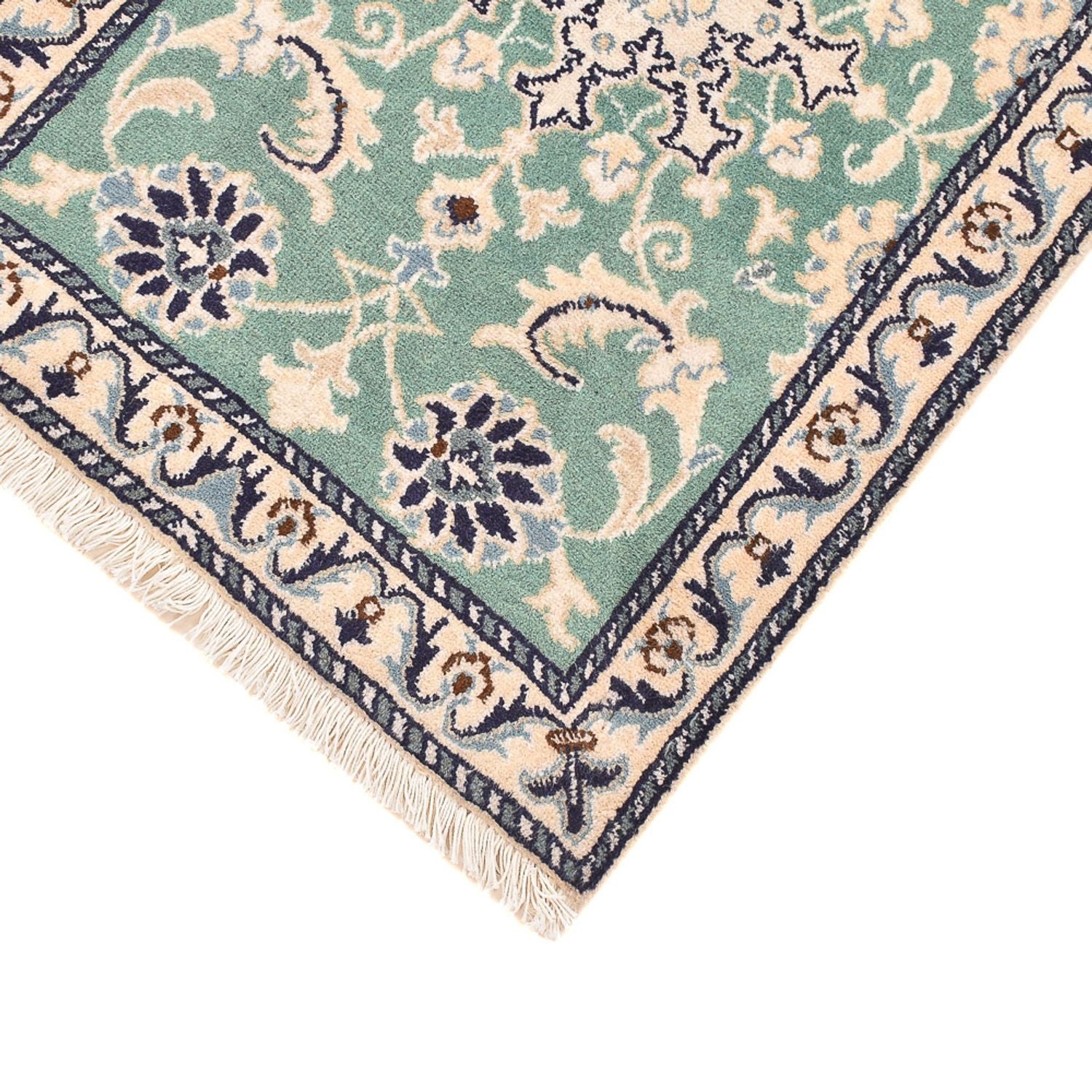 Tappeto Persero - Nain - 87 x 60 cm - verde chiaro