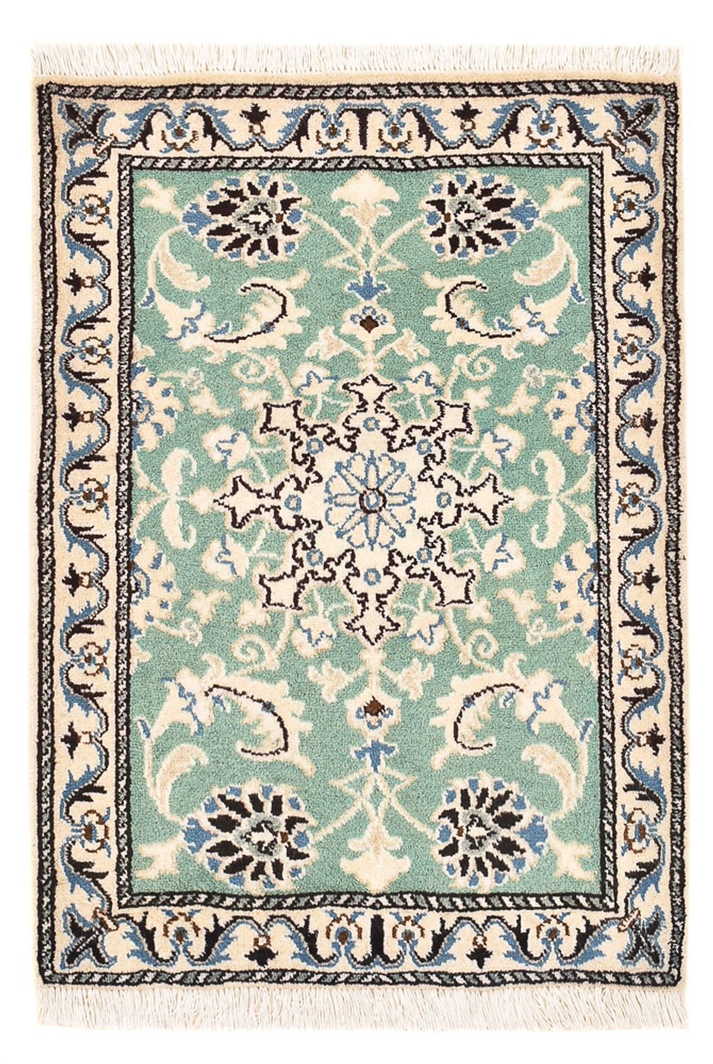 Tappeto Persero - Nain - 87 x 59 cm - verde chiaro
