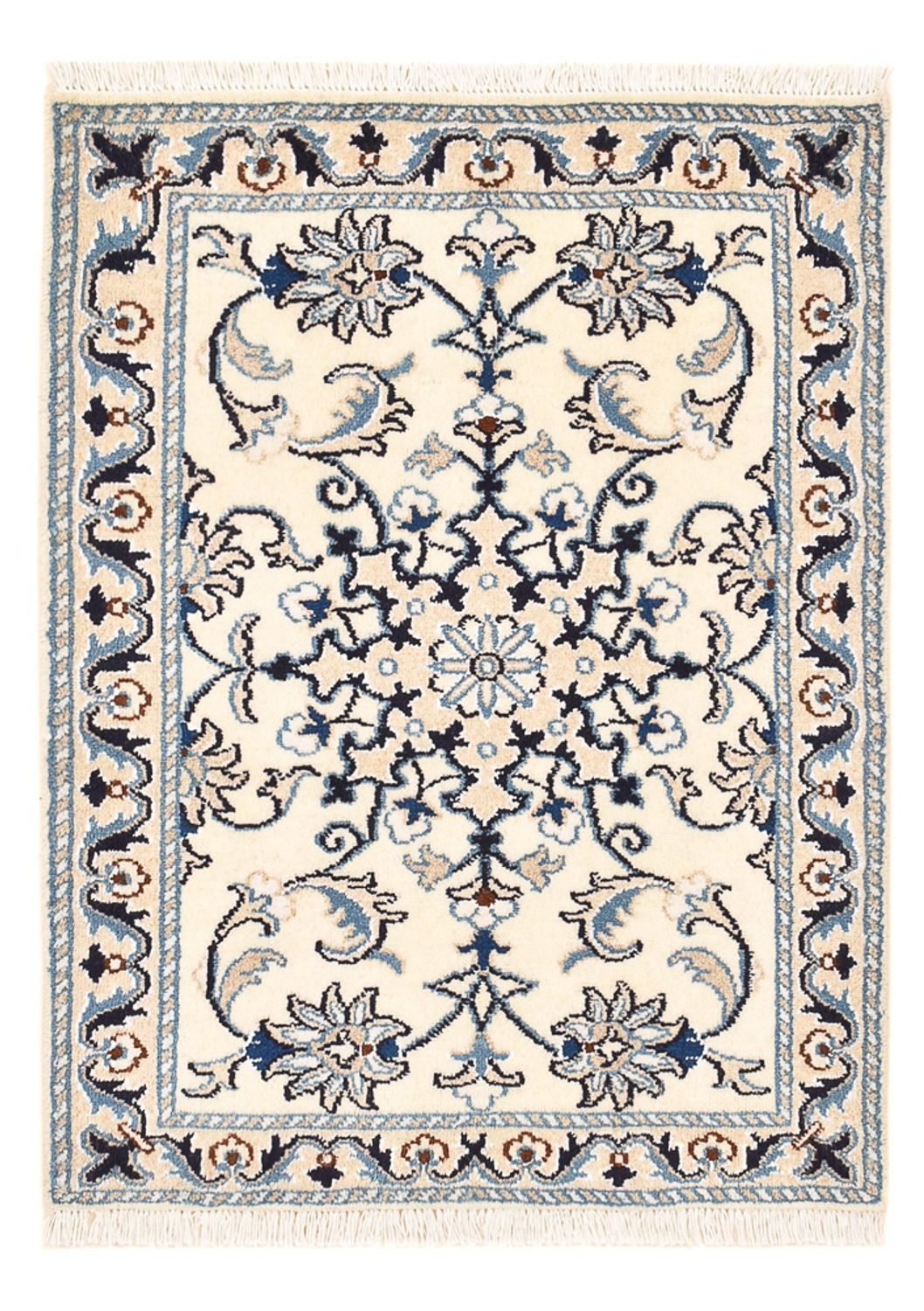 Tappeto Persero - Nain - 85 x 60 cm - crema