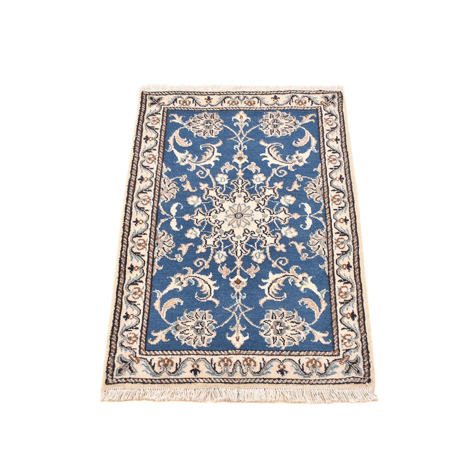 Tappeto Persero - Nain - 90 x 58 cm - blu