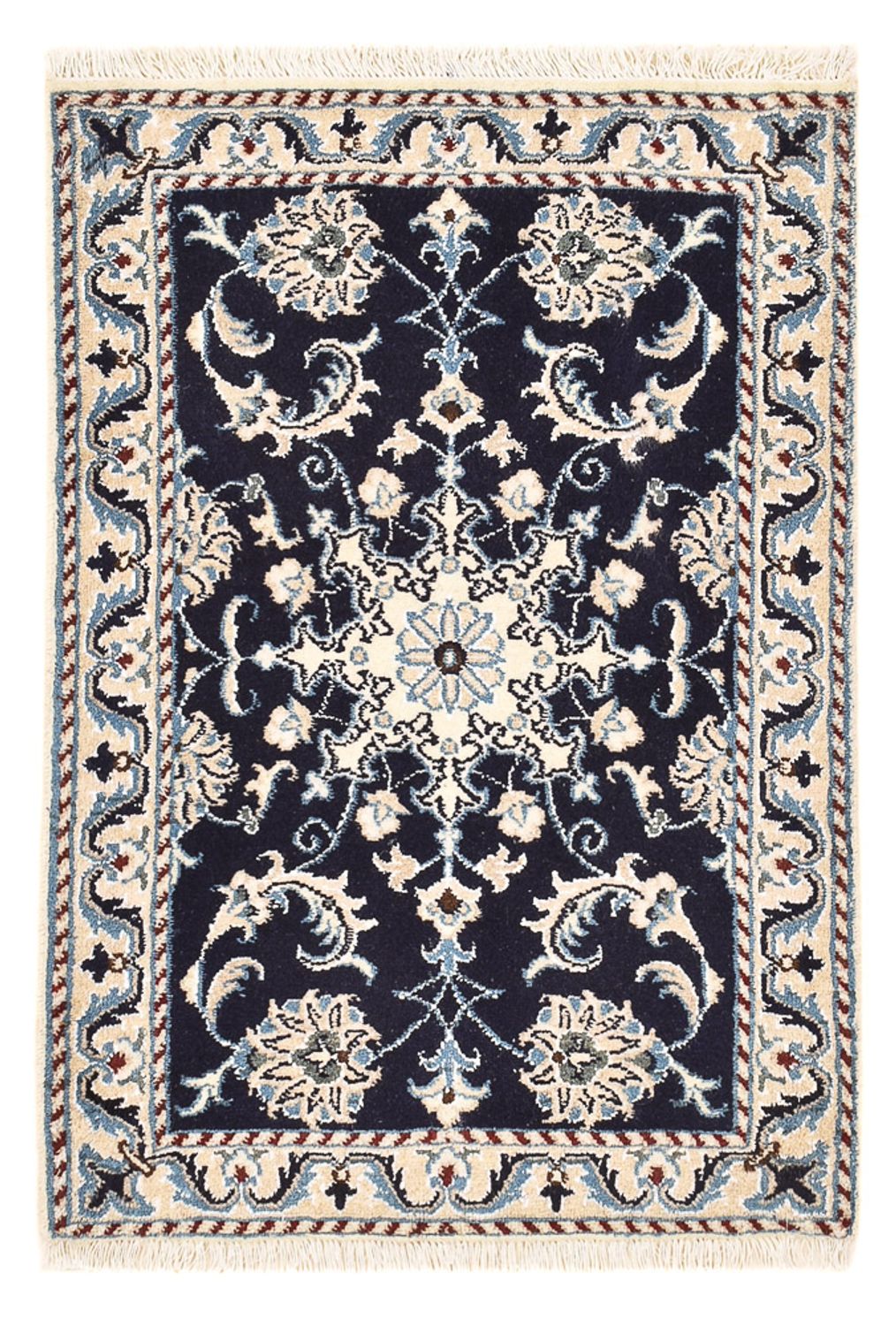 Tappeto Persero - Nain - 87 x 56 cm - blu scuro