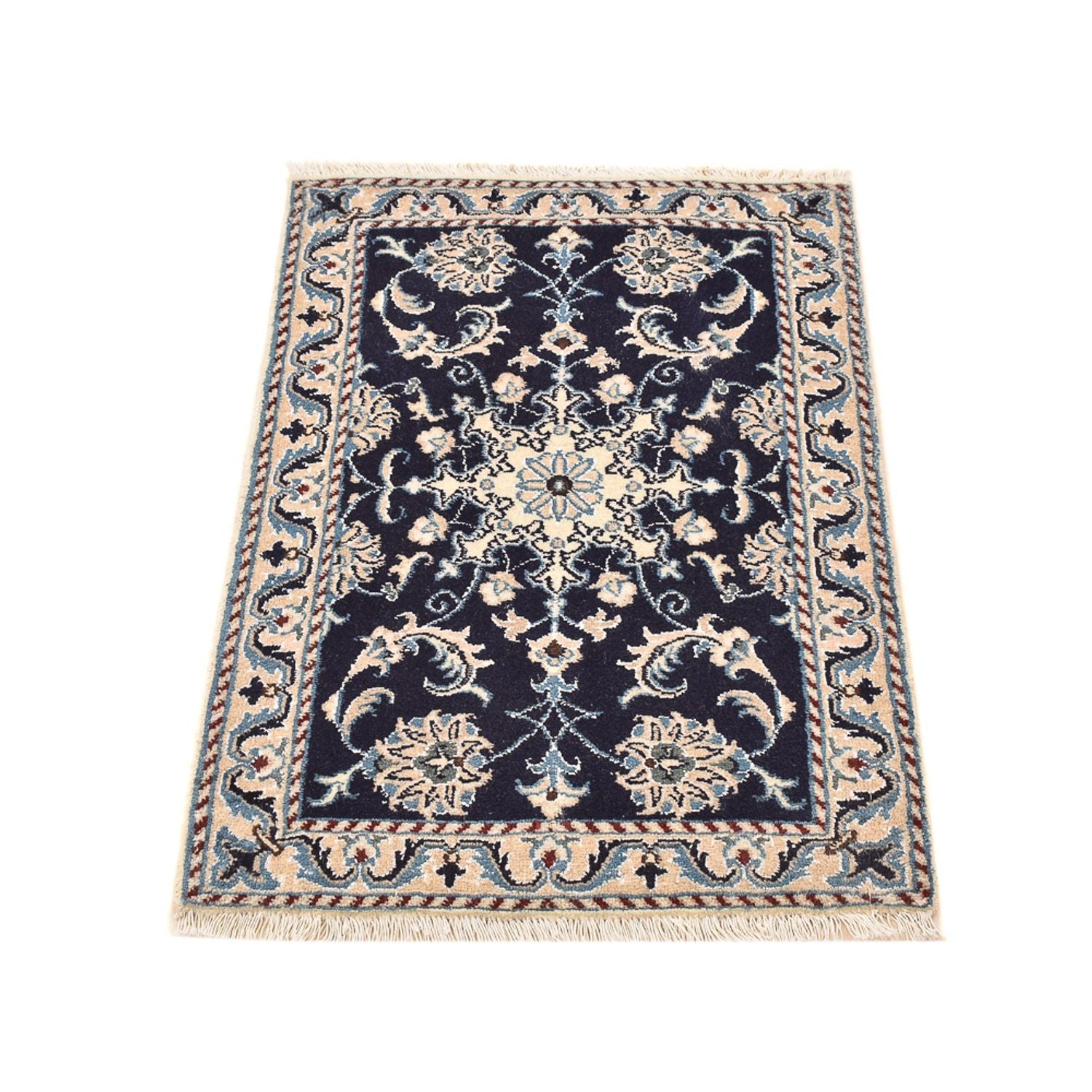 Tappeto Persero - Nain - 87 x 56 cm - blu scuro
