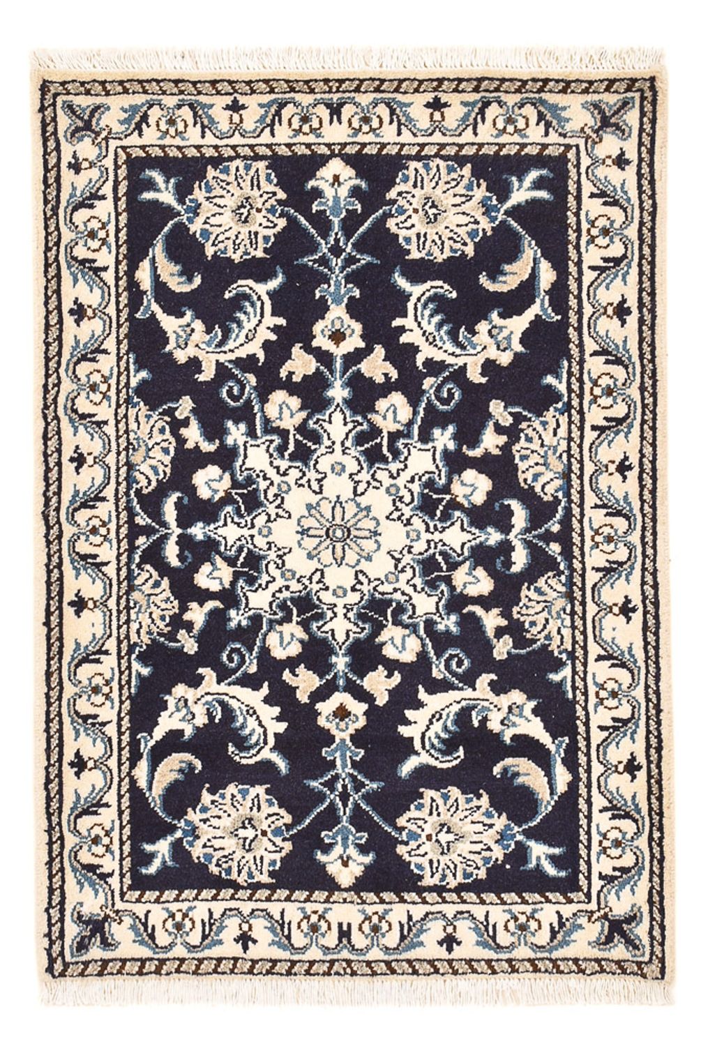 Tappeto Persero - Nain - 89 x 60 cm - blu scuro