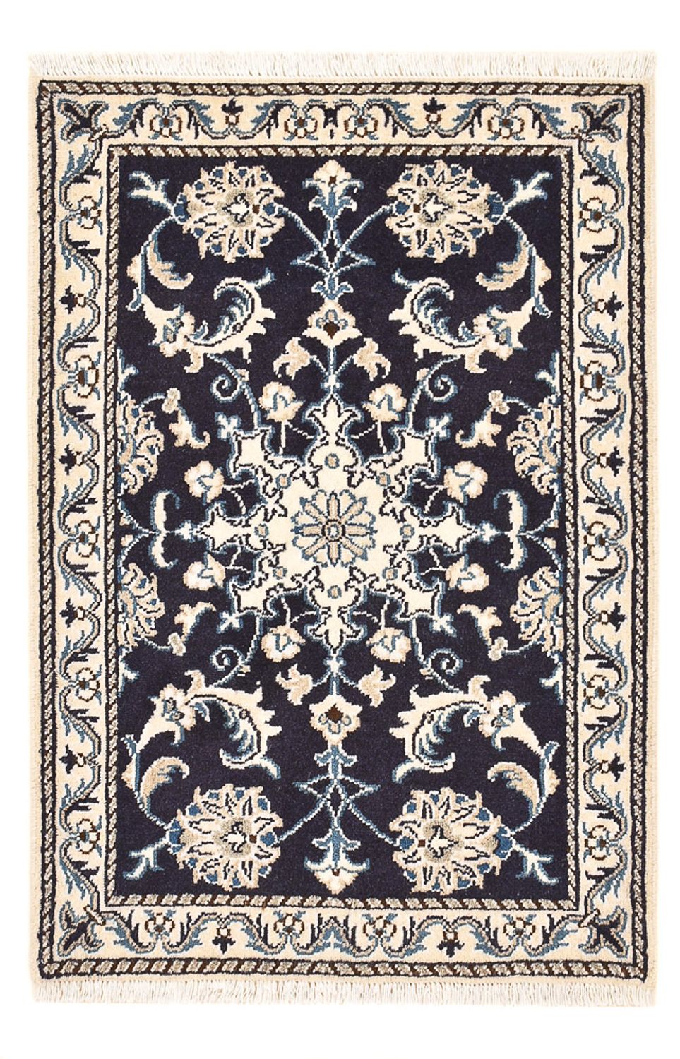 Tappeto Persero - Nain - 90 x 60 cm - blu scuro