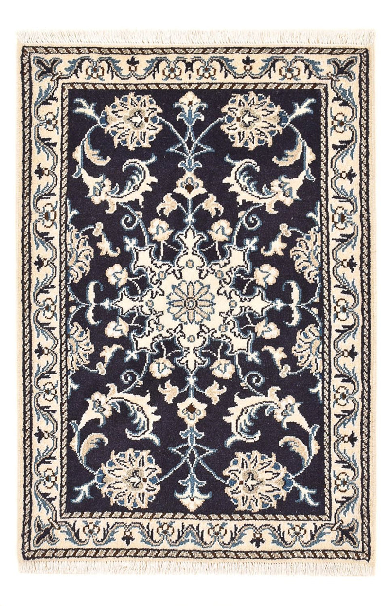 Tappeto Persero - Nain - 90 x 60 cm - blu scuro