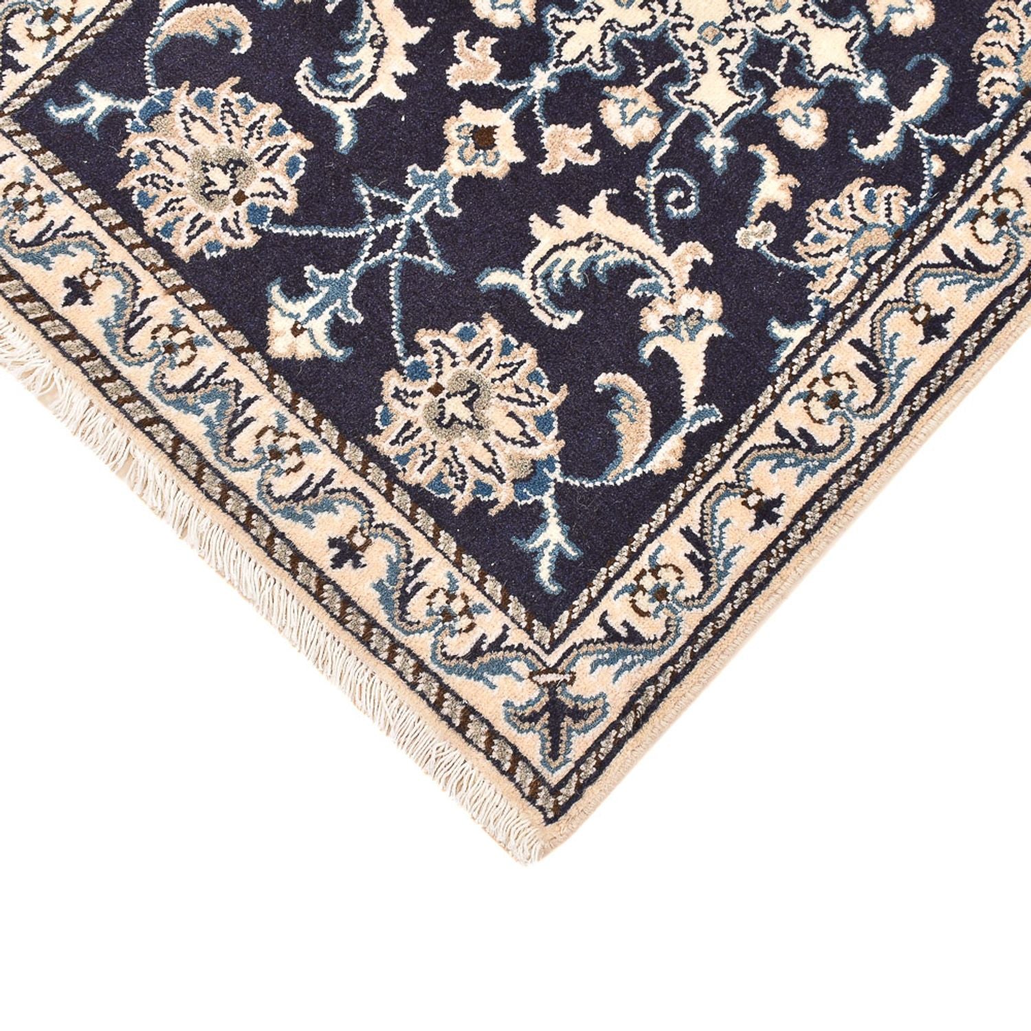 Tappeto Persero - Nain - 90 x 60 cm - blu scuro