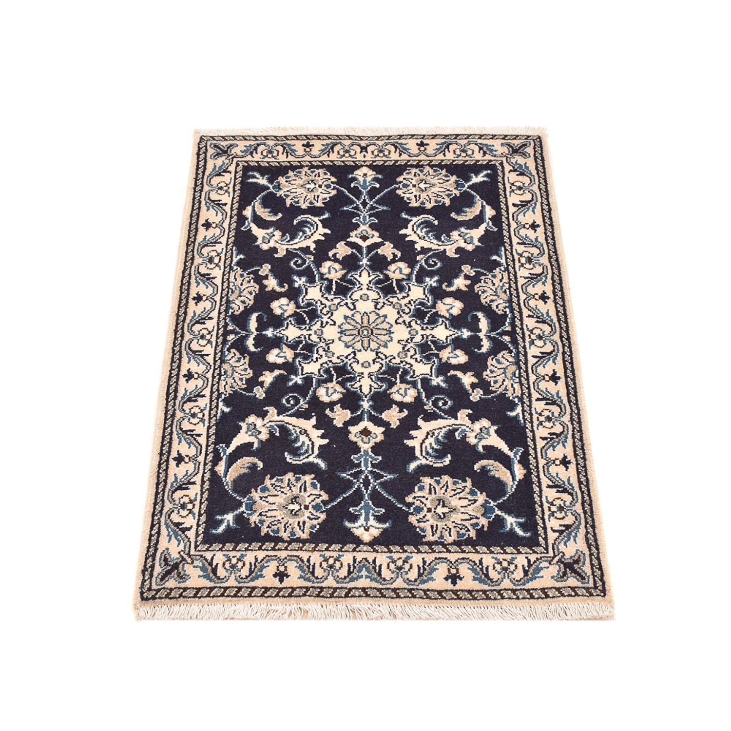 Tappeto Persero - Nain - 90 x 60 cm - blu scuro