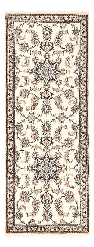 Tappeto corsia Tappeto Persero - Nain - 208 x 79 cm - bianco