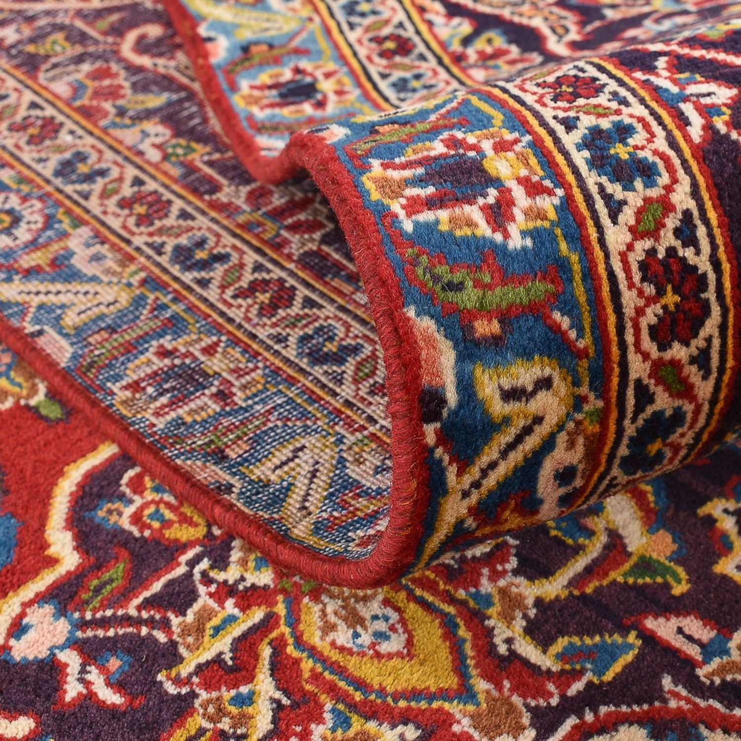 Tappeto Persero - Keshan - 392 x 285 cm - rosso