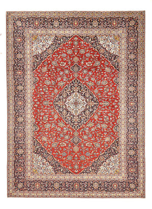 Tappeto Persero - Keshan - 416 x 297 cm - rosso