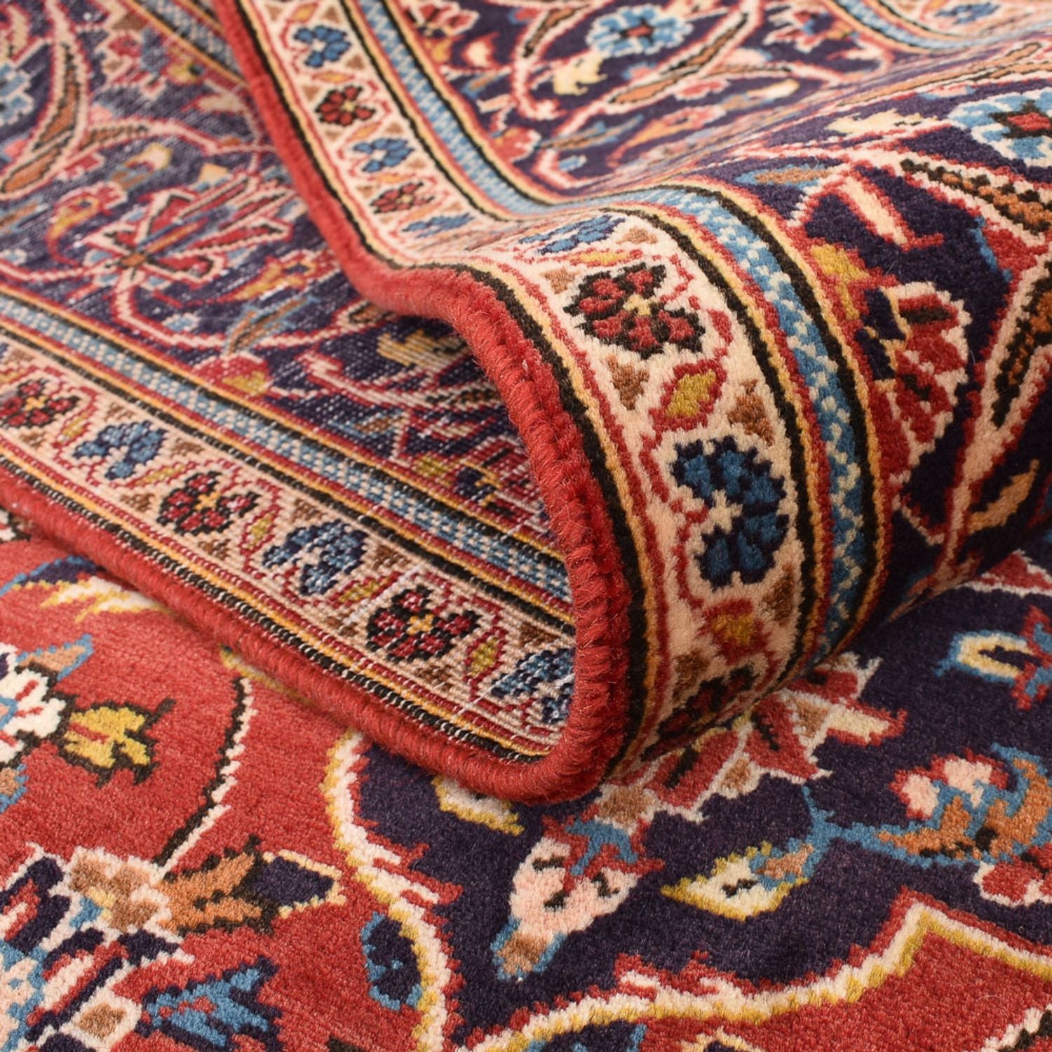 Tappeto Persero - Keshan - 253 x 150 cm - rosso