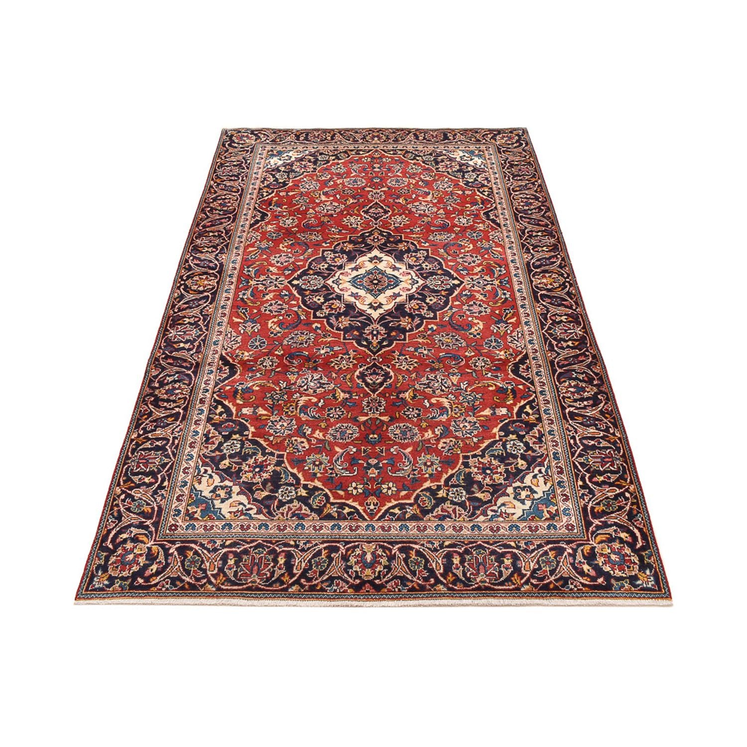 Tappeto Persero - Keshan - 243 x 140 cm - rosso