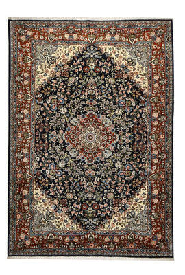 Tappeto Persero - Keshan - 315 x 220 cm - blu scuro
