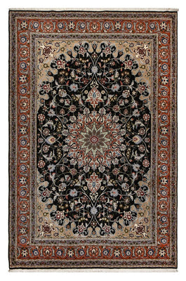 Tappeto Persero - Tabriz - Reale - 318 x 208 cm - blu scuro