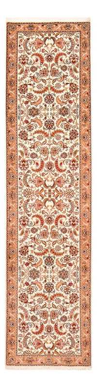 Tappeto corsia Tappeto Persero - Tabriz - Premio - 314 x 79 cm - beige