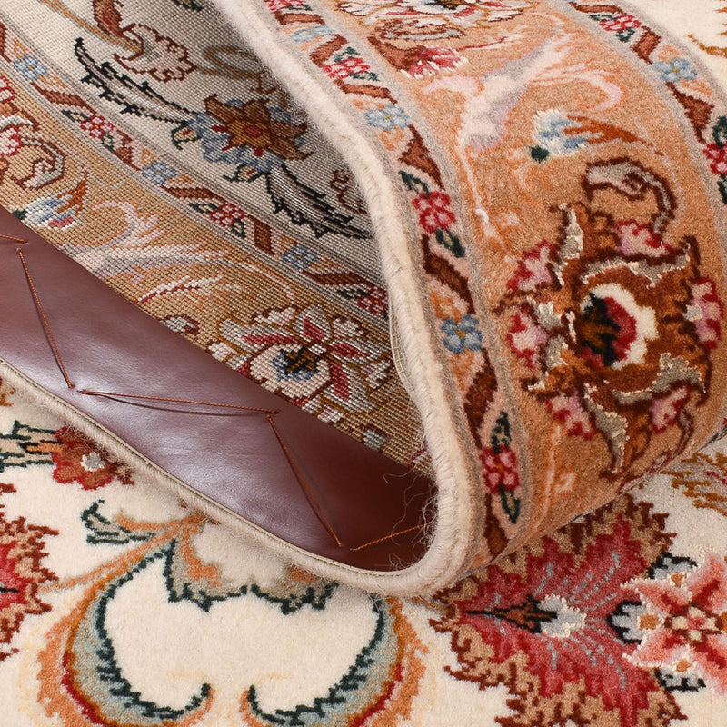 Tappeto corsia Tappeto Persero - Tabriz - Premio - 315 x 80 cm - beige