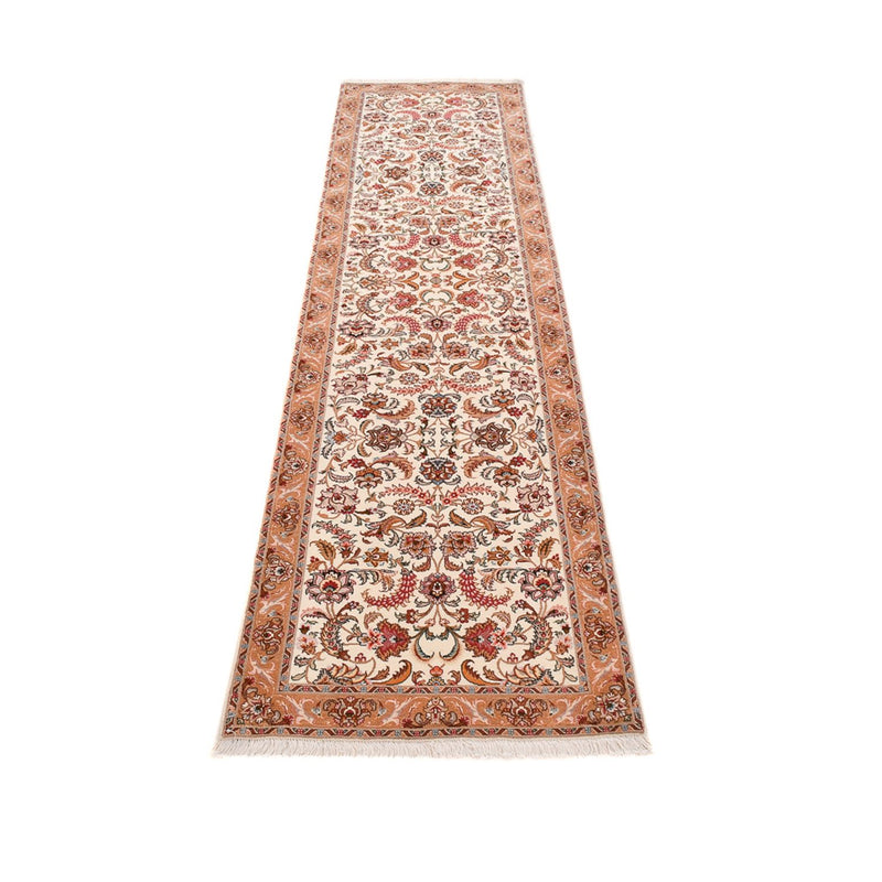 Tappeto corsia Tappeto Persero - Tabriz - Premio - 315 x 80 cm - beige